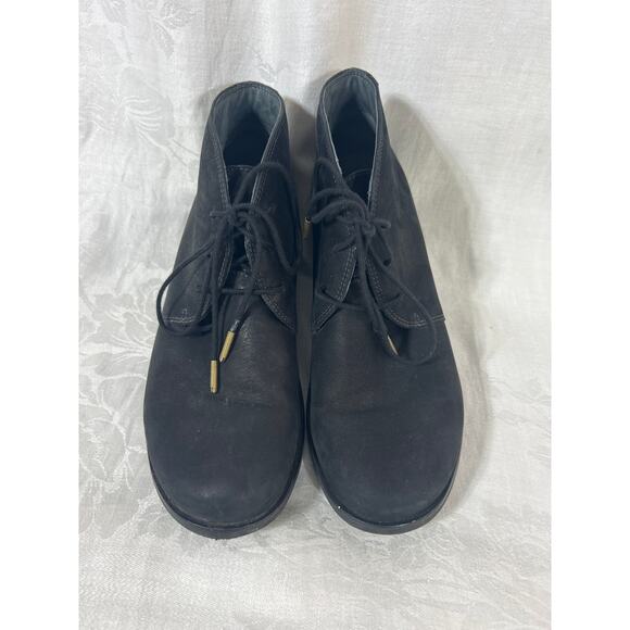 Dansko Joy Shoes Leather Ankle Boots 38 US 8 Black - Picture 2 of 10